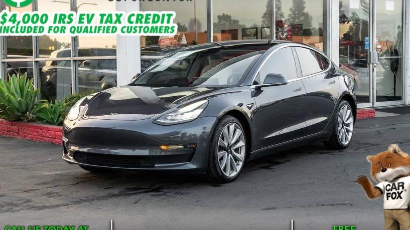 TESLA MODEL 3 2018 5YJ3E1EB4JF100443 image